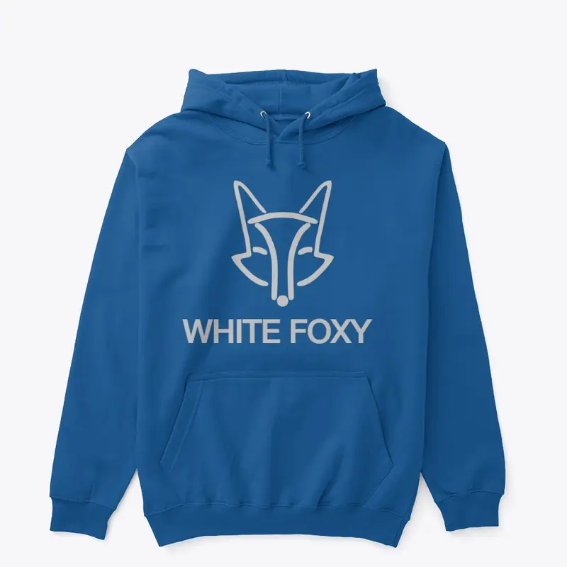 WHITE FOXY (bold hoodie)